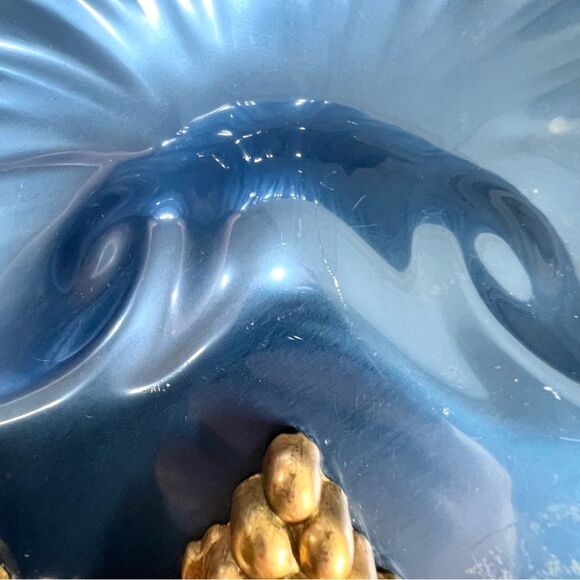 McClelland Barclay by Dodge Aluminum Shell Decorative Dish with Grape Clusters - Picture 11 of 15